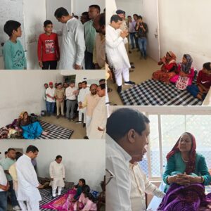 चमोली जनपद के आपदाग्रस्त क्षेत्र थराली स्थित चेपड़ु गांव में प्रभावित परिवारों और राहत शिविर में माताओं, बहनों एवं बच्चों से मुलाकात कर उनकी कुशलक्षेम लेते गढ़वाल सांसद अनिल बलूनी व उत्तराखंड के कैबिनेट मंत्री धन सिंह रावत। 